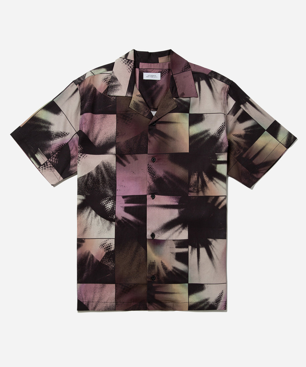 Disco Print Canty Short Sleeve Shirt | Saturdays NYC