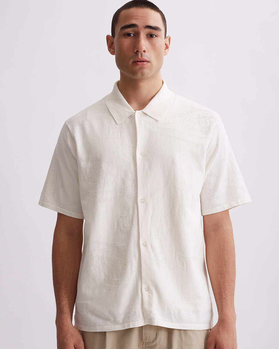 Kenneth Knit Short Sleeve Shirt | Saturdays NYC