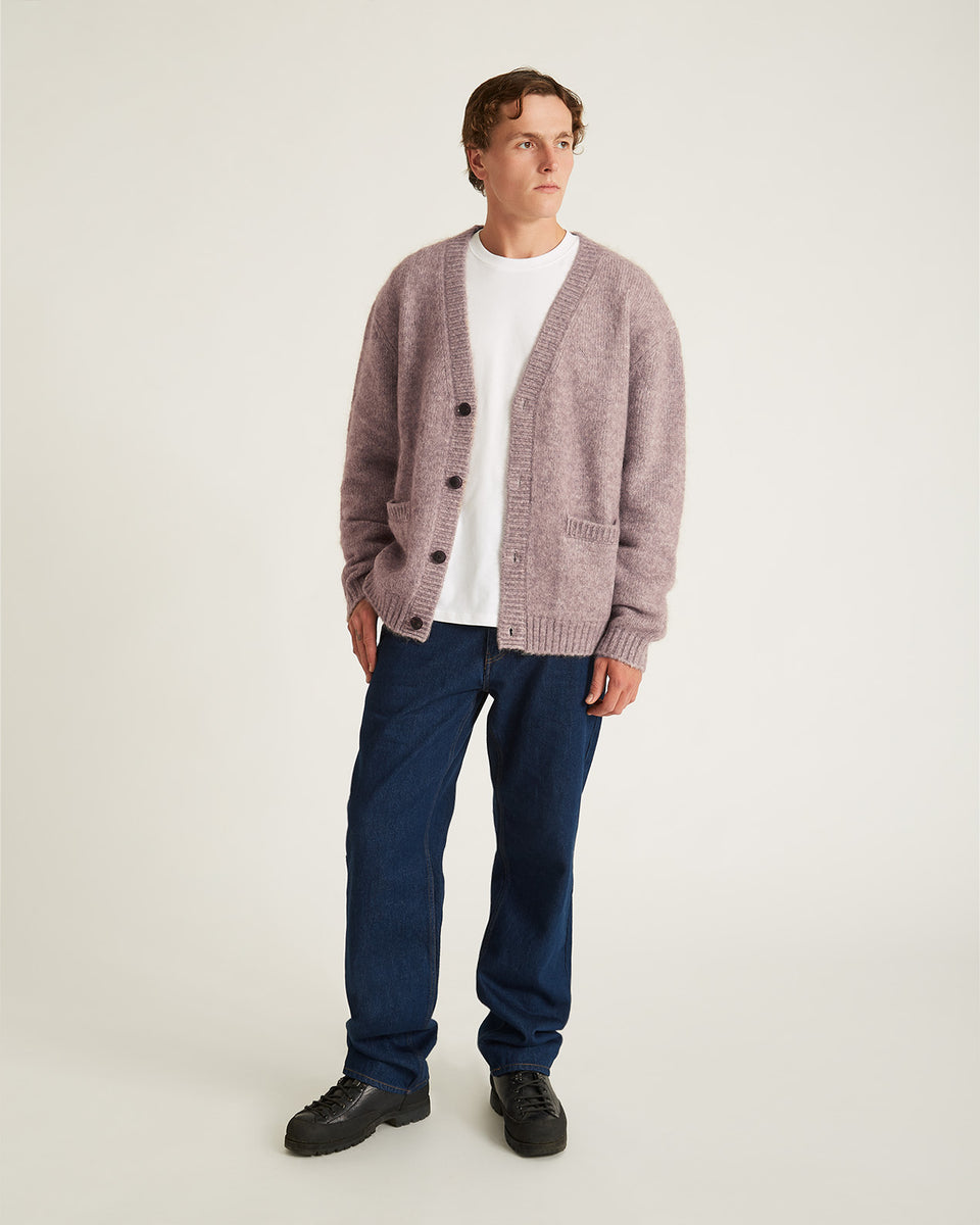 Michael Shaggy Wool Cardigan | Saturdays NYC