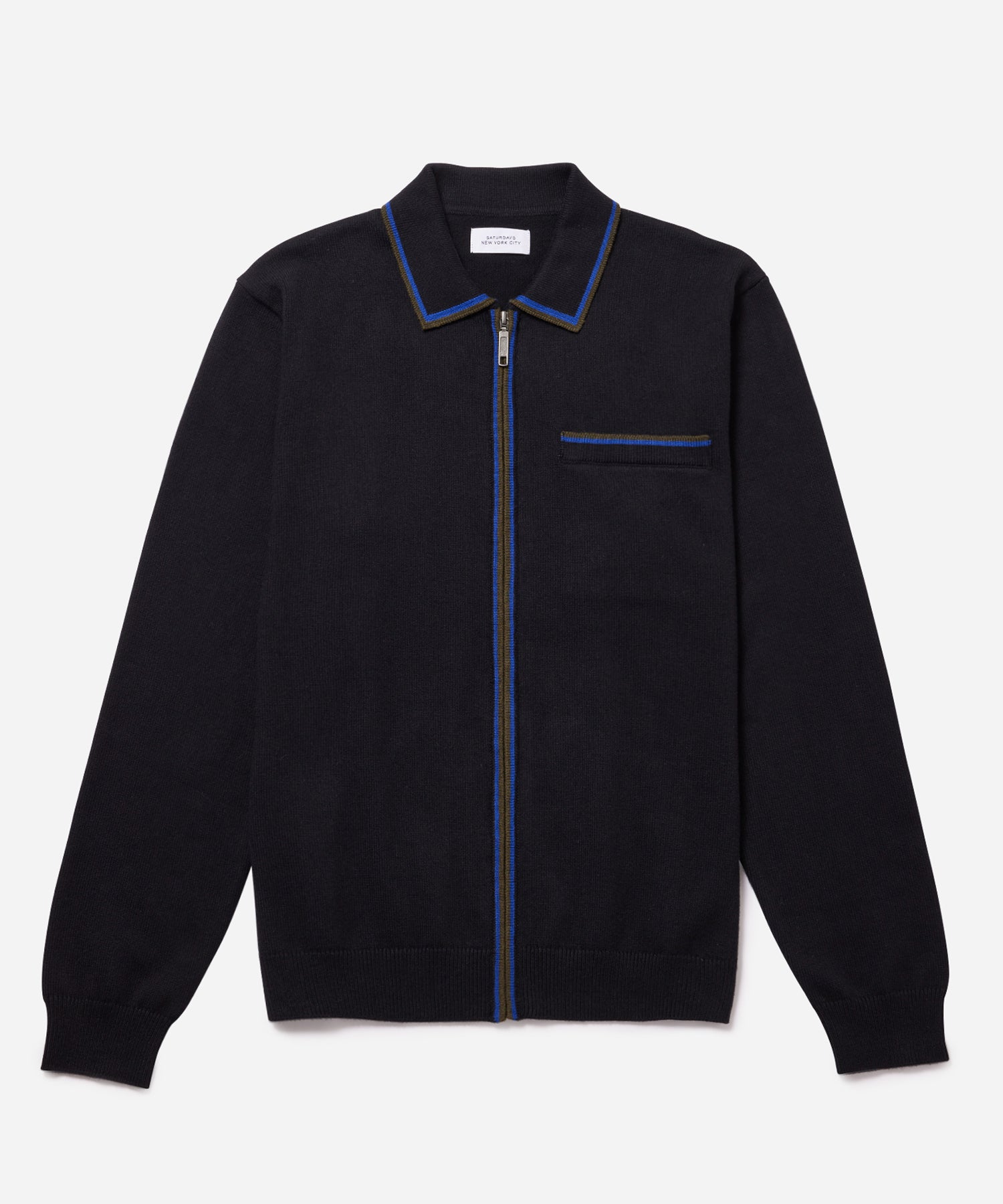 Saji Zip Polo Sweater | Saturdays NYC