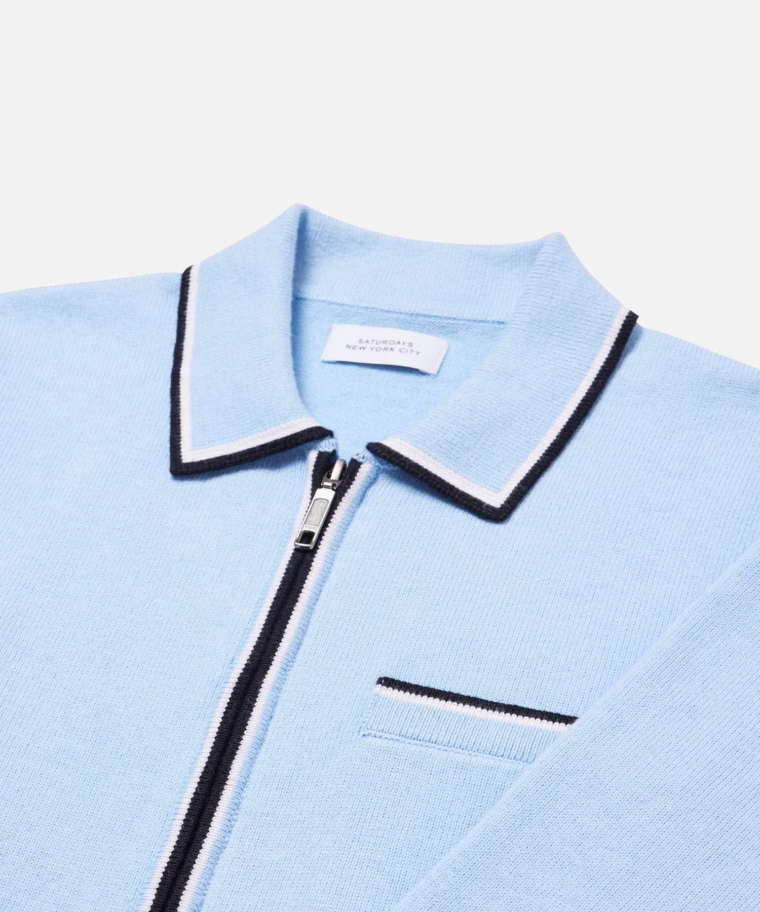 Saji Zip Polo Sweater | Saturdays NYC