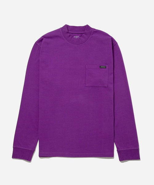 Dekalb Heavyweight Mockneck Long Sleeve Pocket Tee