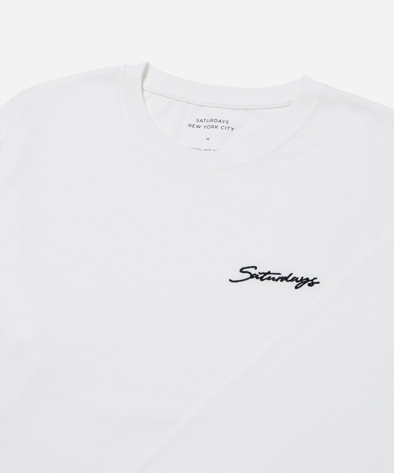 Saturdays Embroidered Standard LS Tee | Saturdays NYC