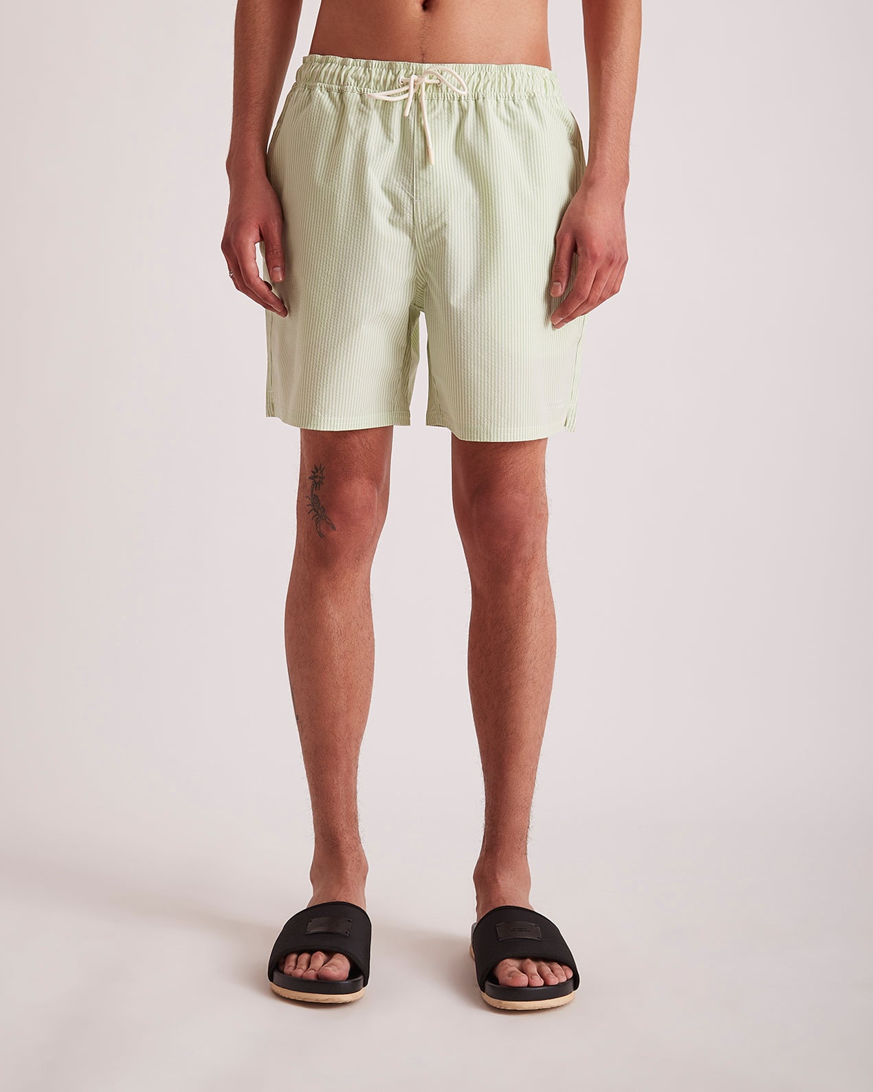 Timothy Seersucker Stripe Swim Short | Saturdays NYC