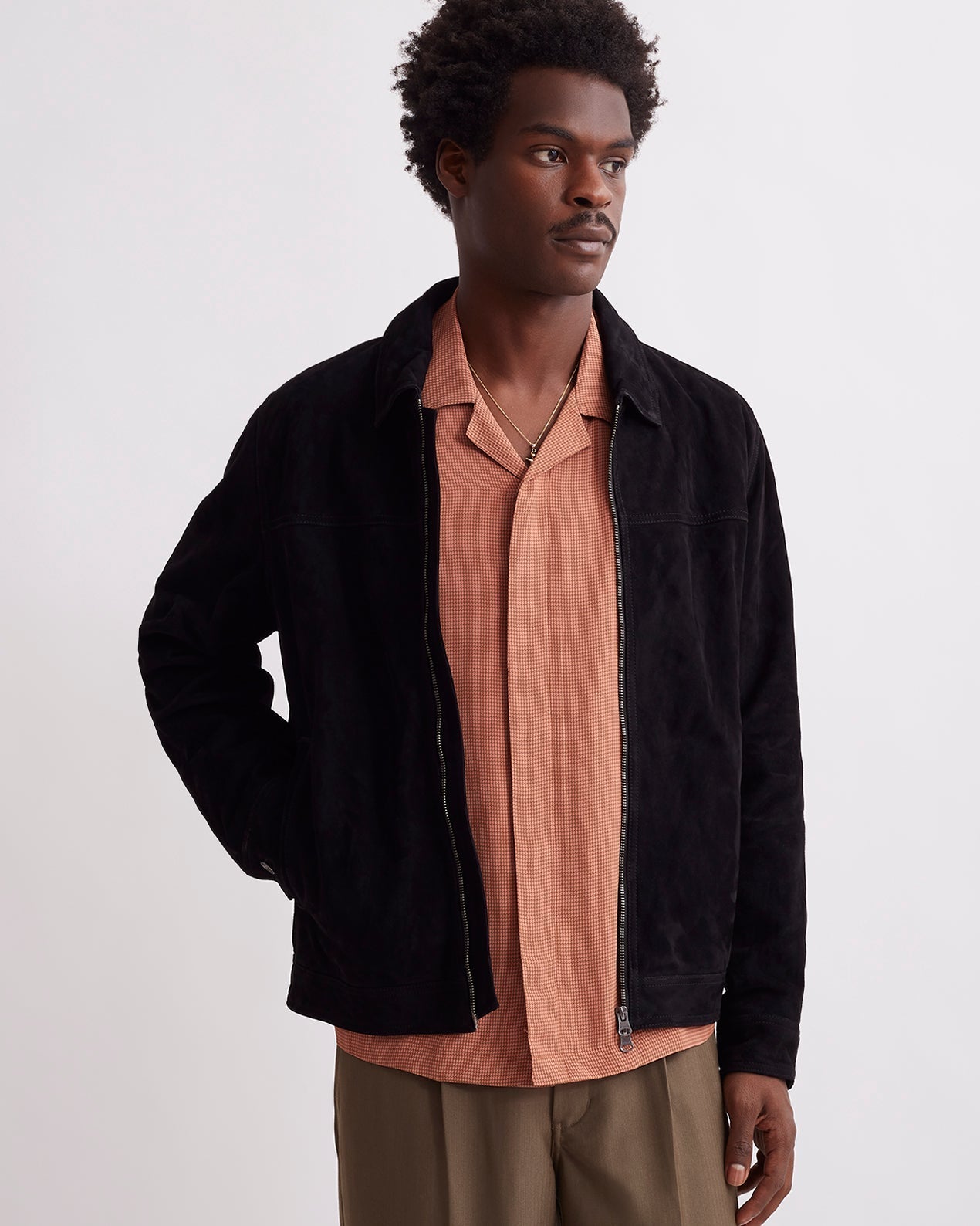 Harrison Suede Trucker Jacket | Saturdays NYC