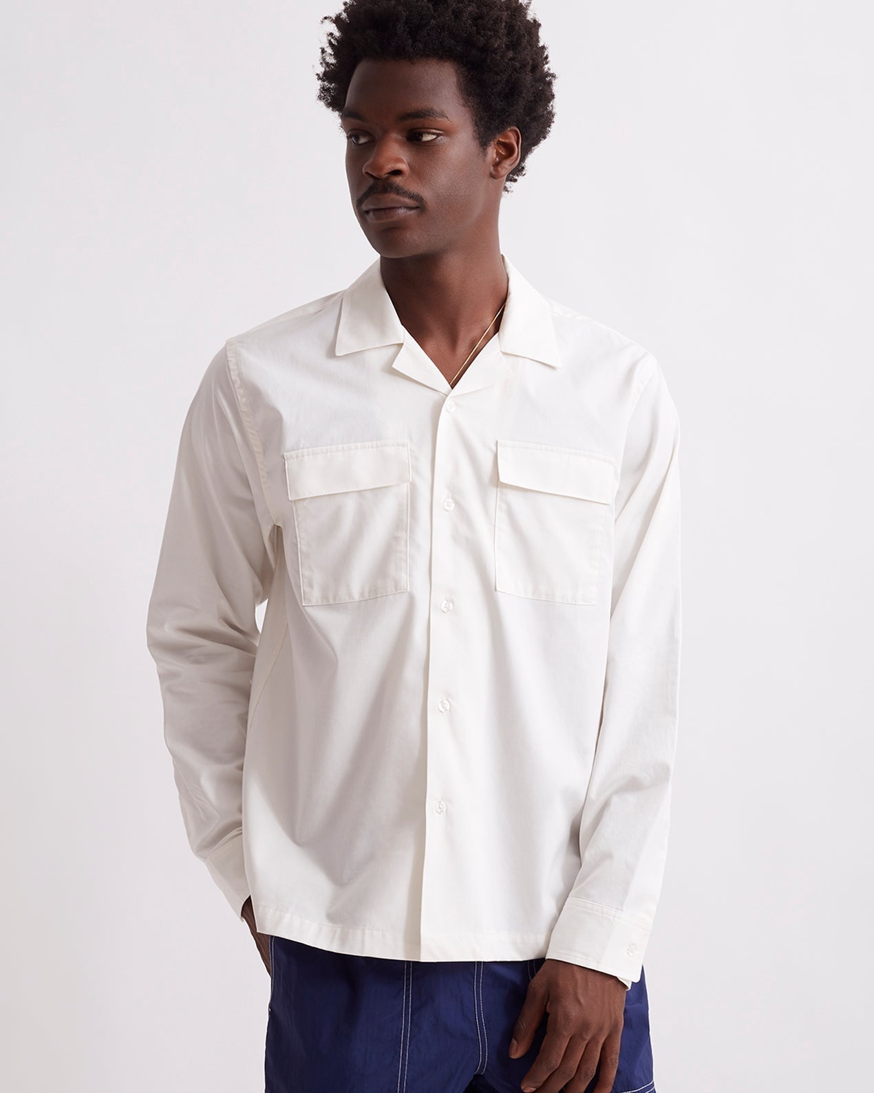 Marco Double Pocket Long Sleeve Shirt | Saturdays NYC