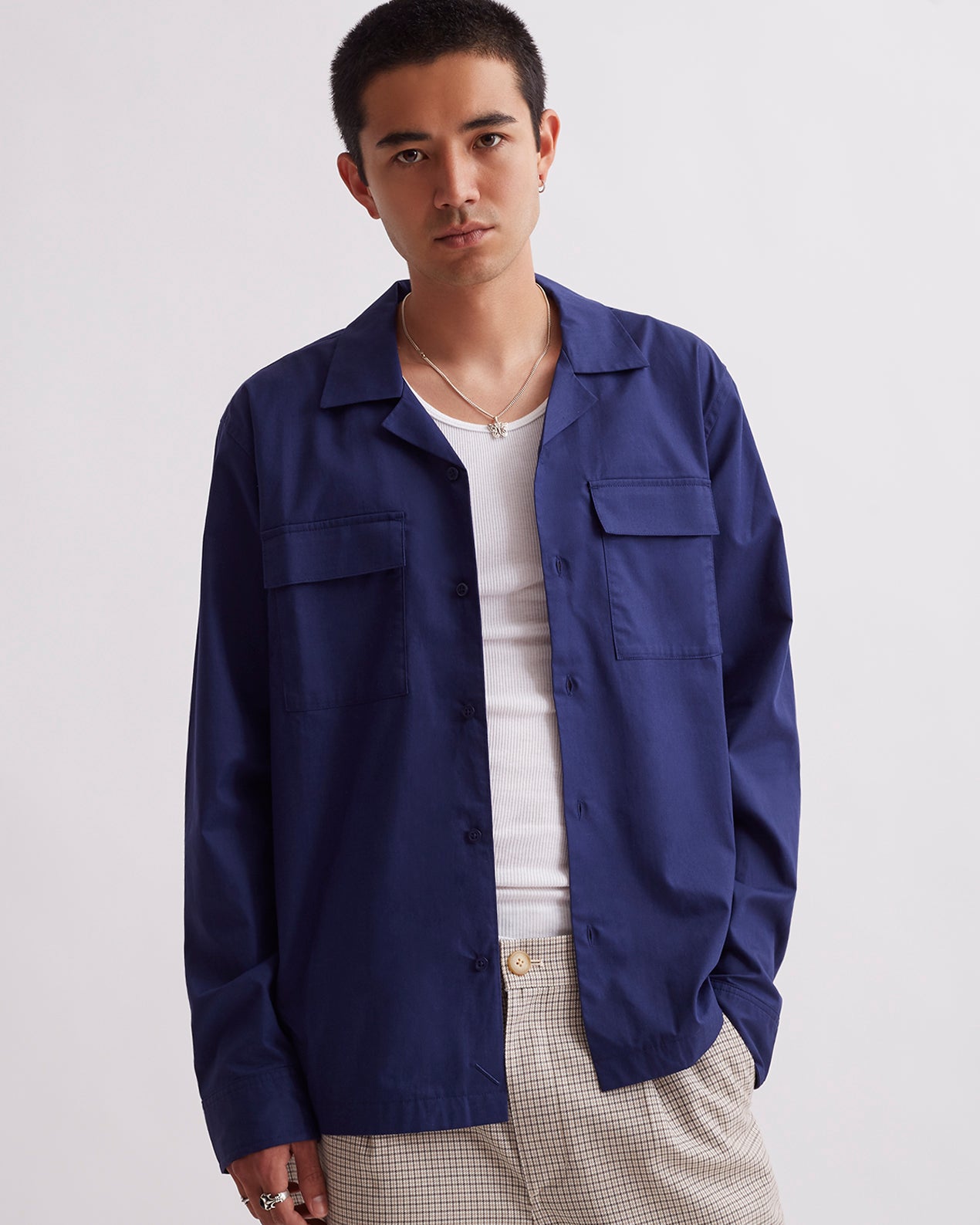 Marco Double Pocket Long Sleeve Shirt | Saturdays NYC