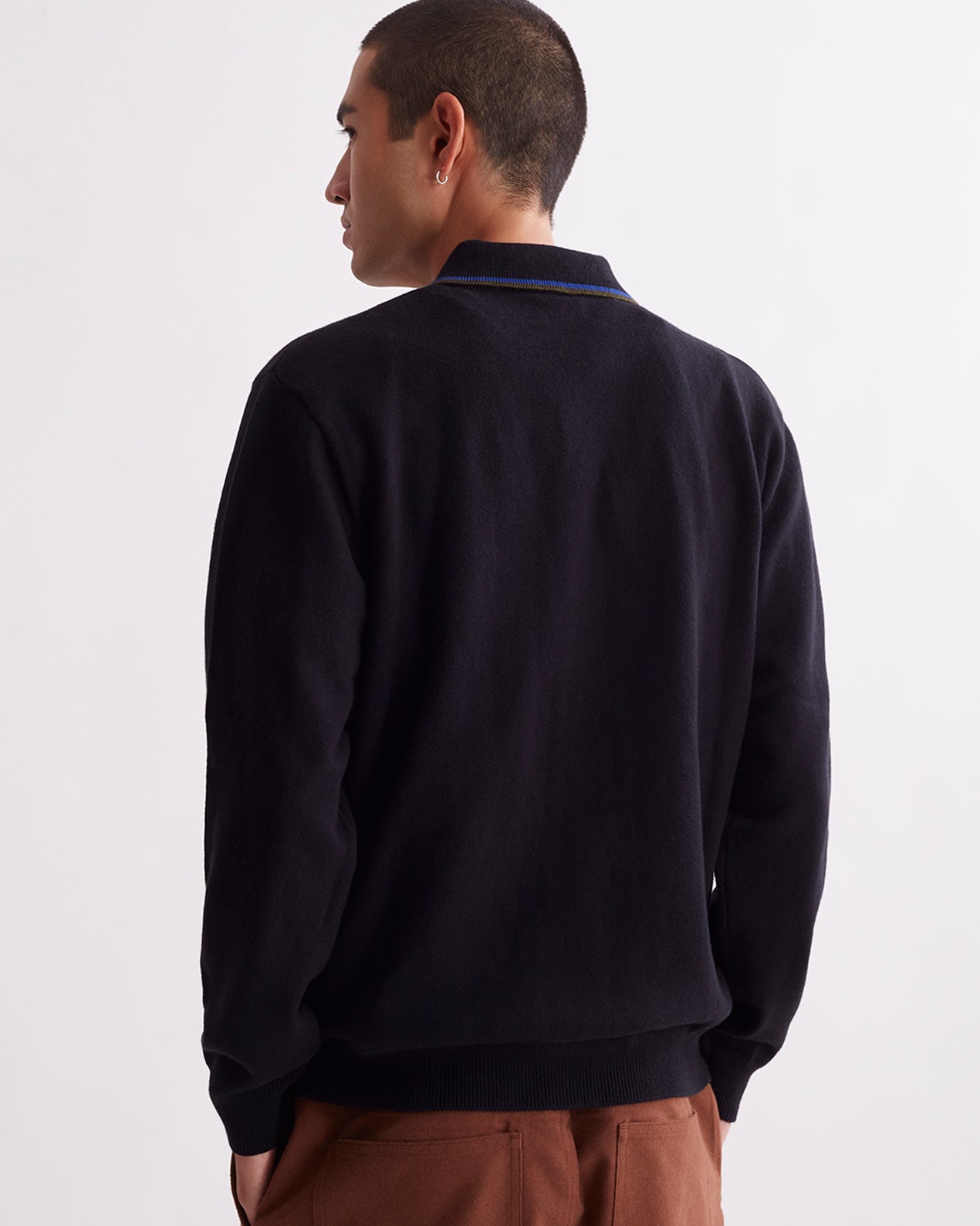 Saji Zip Polo Sweater | Saturdays NYC