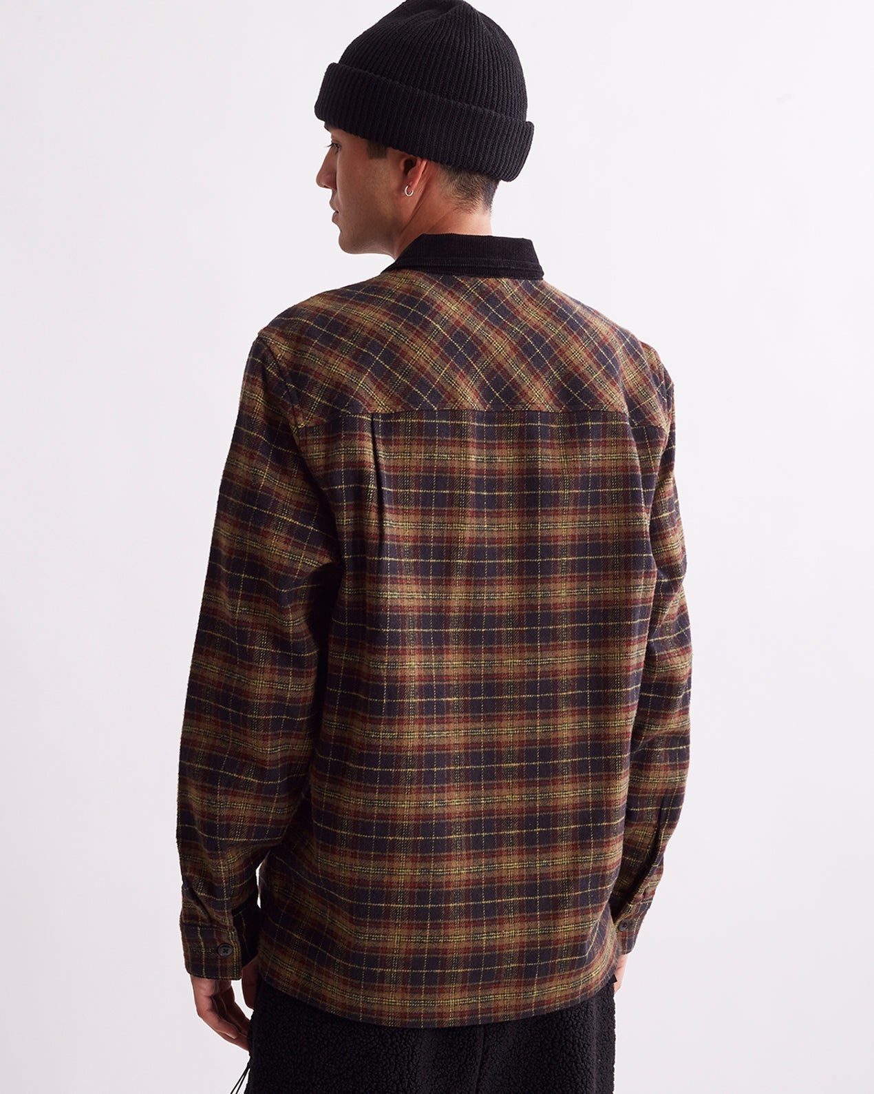 Ryan Zip Front Flannel Shirt | Saturdays NYC