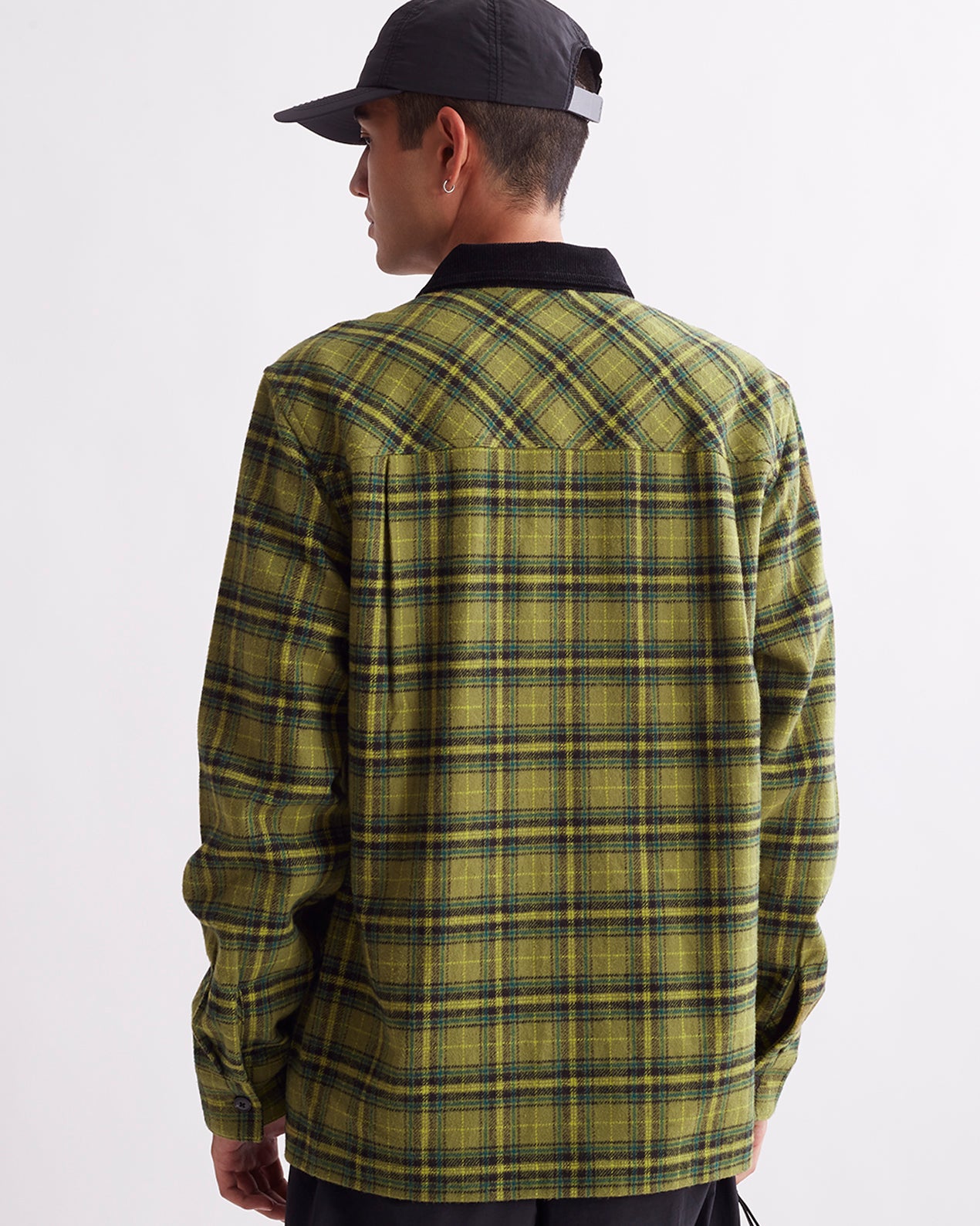 Saturdays NYC Men's Ryan Zip Front Flannel Shirt