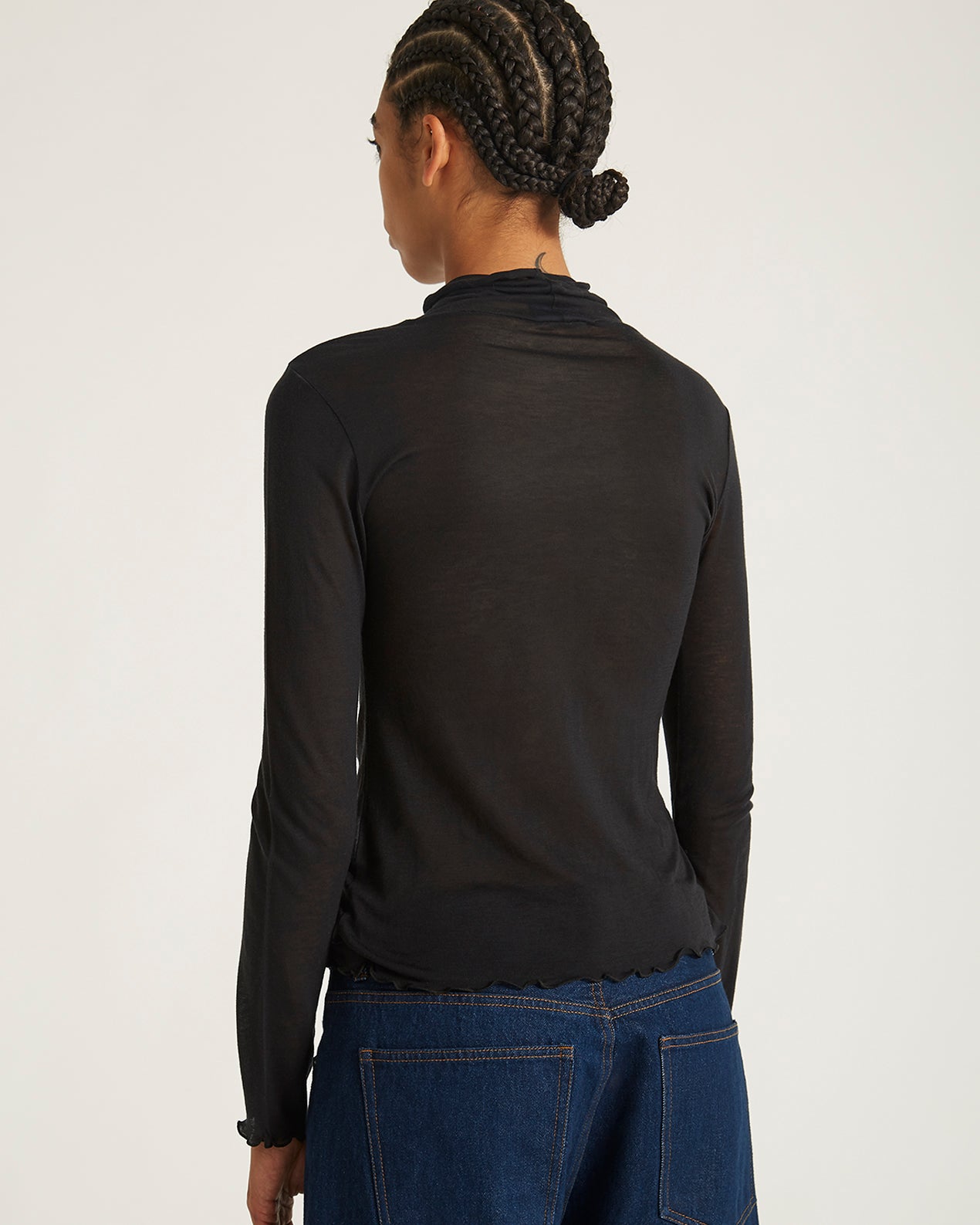 Sofia Lightweight Turtleneck Top Saturdays NYC