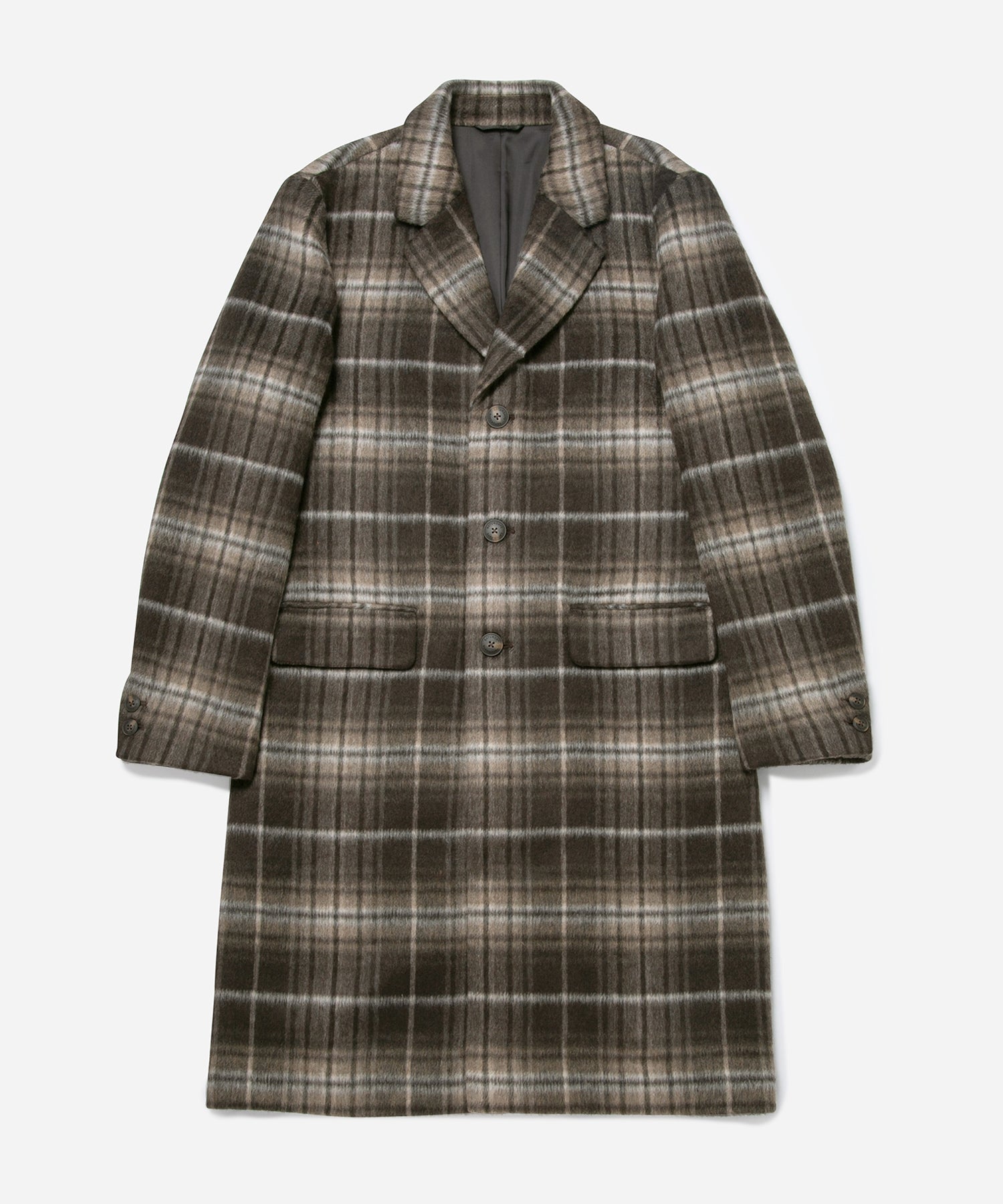 Morgan Plaid Topcoat | Saturdays NYC