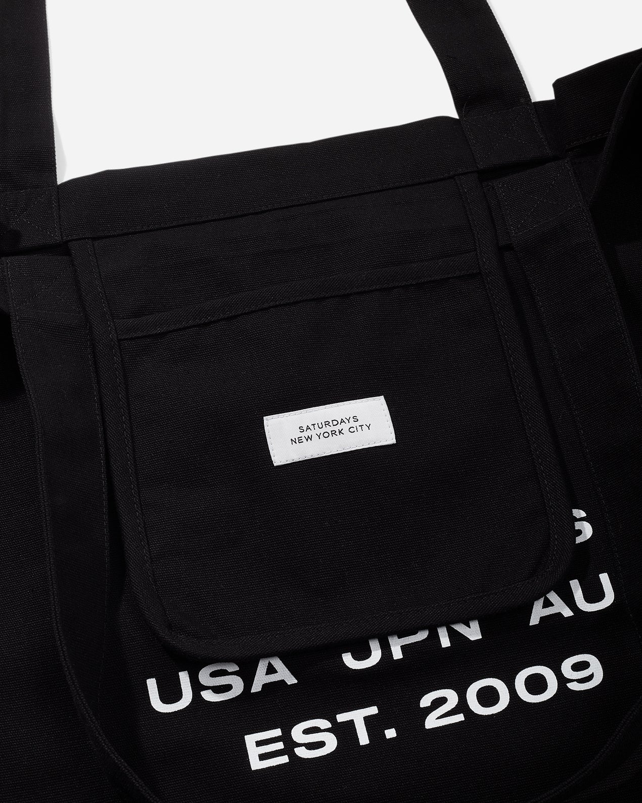 Active Lifestyle' Cream & Black Canvas Tote Bag