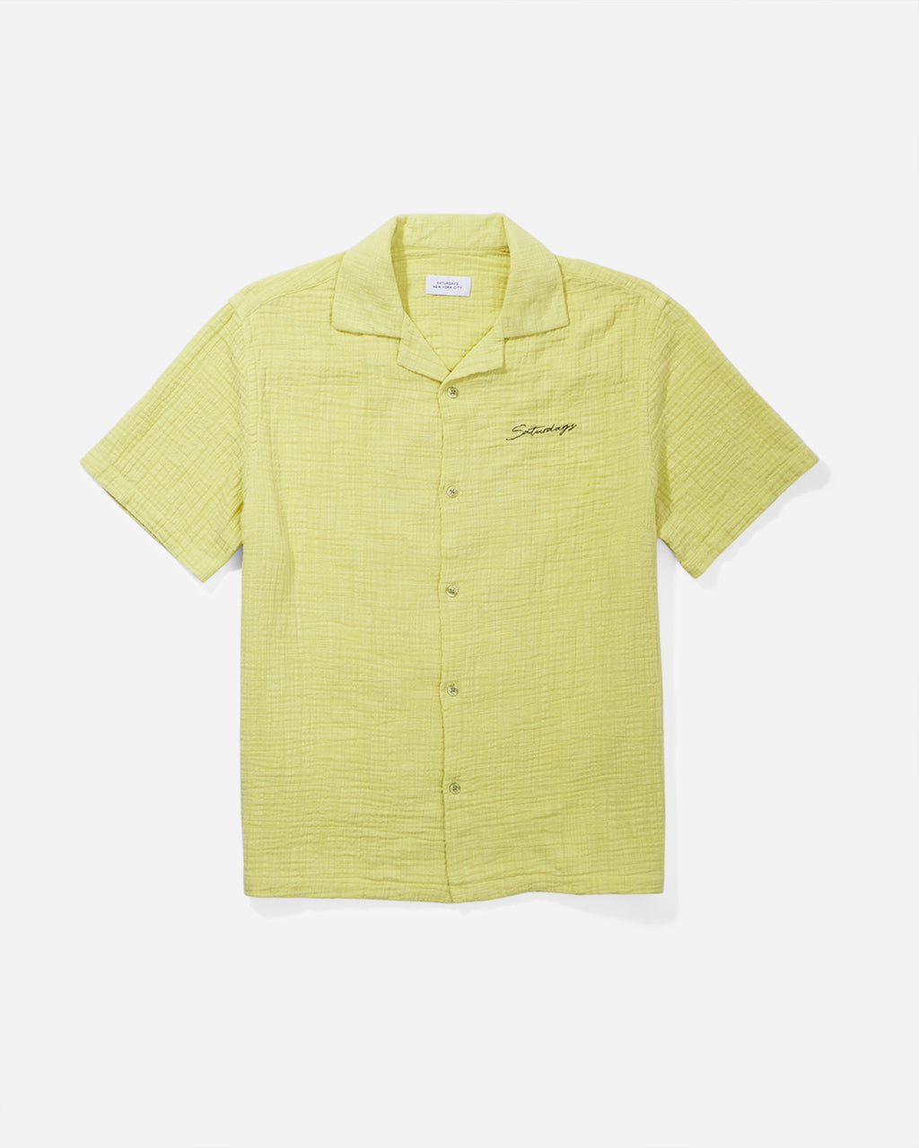 Cotton Gauze Canty Short Sleeve Shirt | Saturdays NYC